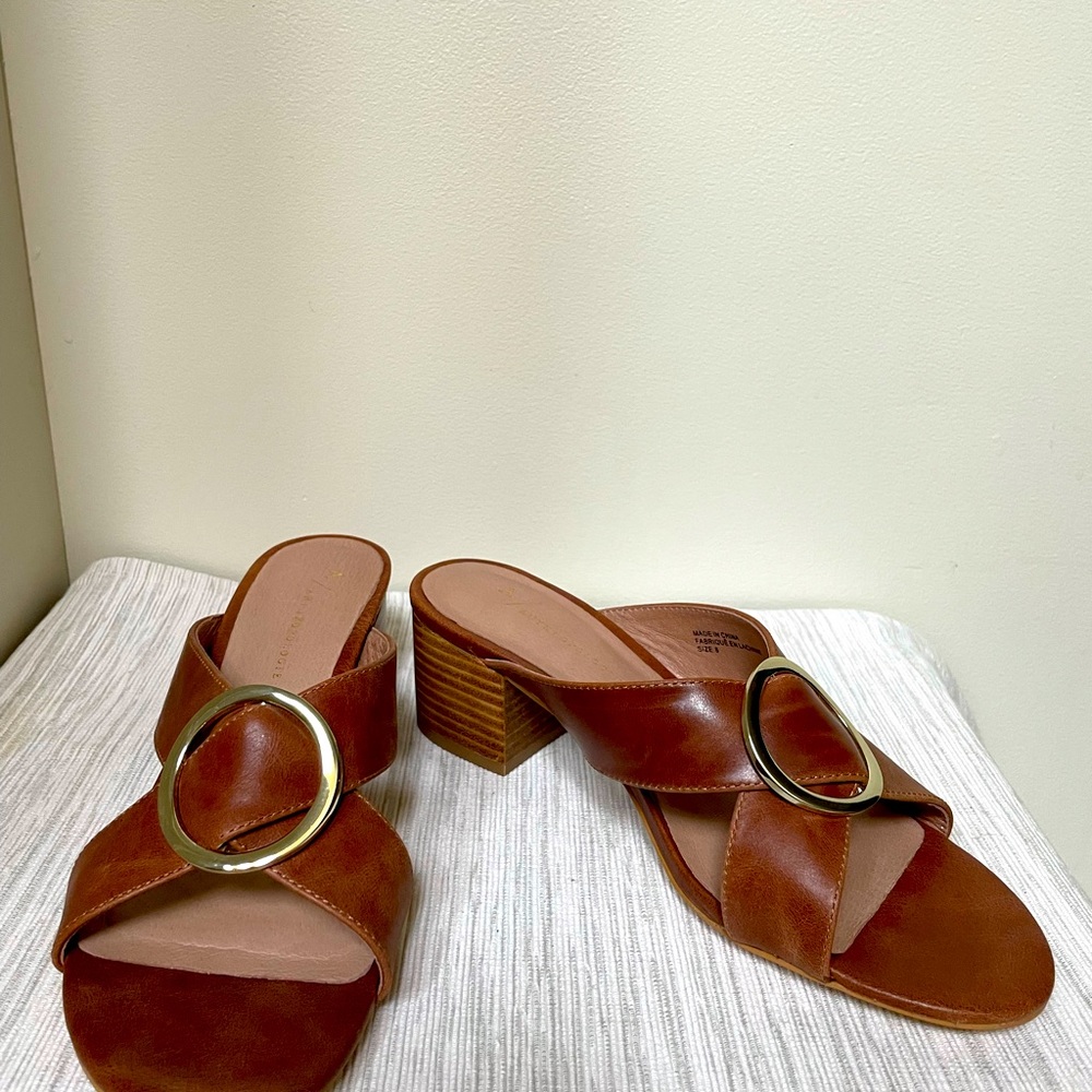 Anthropologie Jessie Heeled Sandals